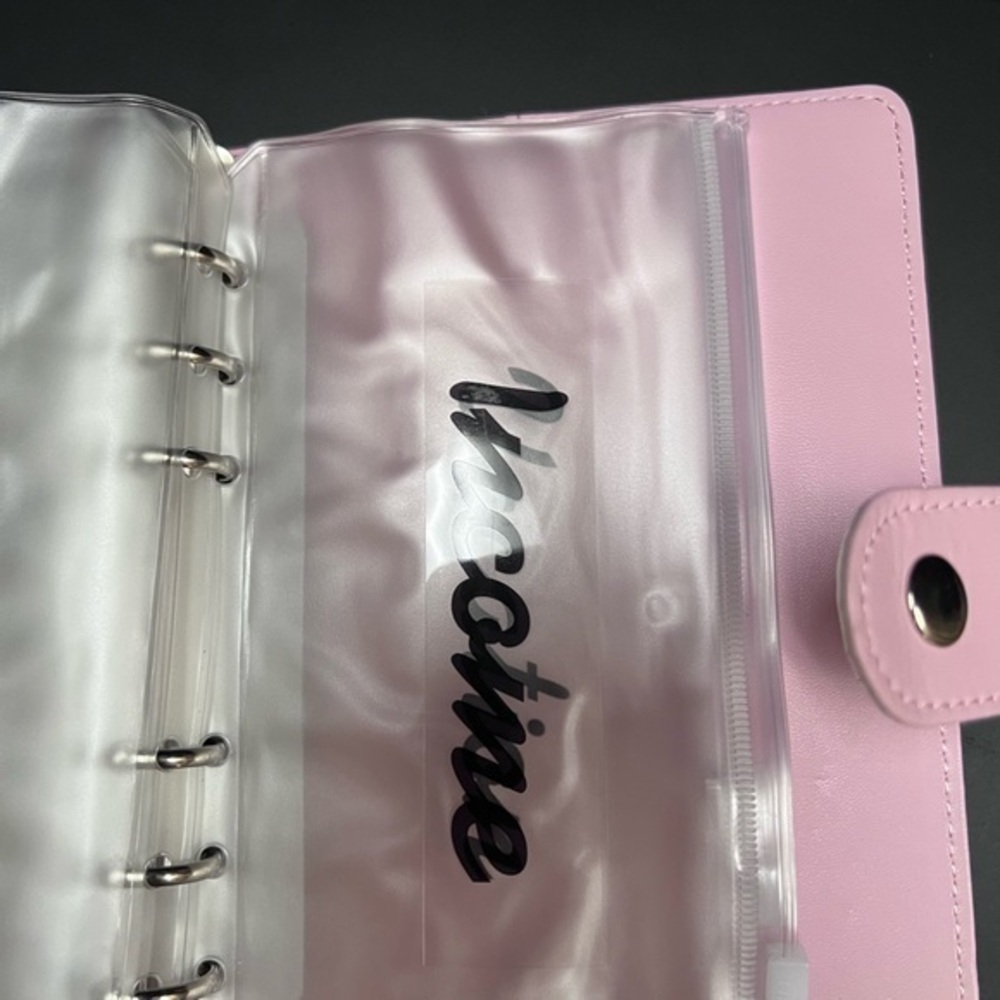 Budgeting Binder in pink, new without box or tags. - Picture 6 of 8